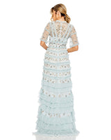 Mac Duggal 8033 Blue Multi