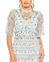 Mac Duggal 8033 Blue Multi