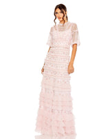 Mac Duggal 8033 Rose Multi