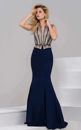 Jovani 41436 Navy Multi