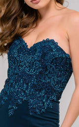 Jovani 41722 Teal