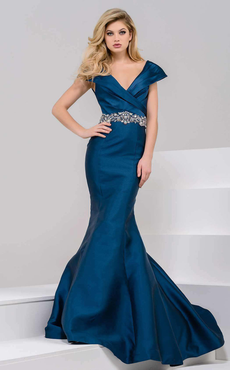 Jovani 42914 Deep Sea Blue