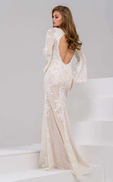 Jovani 42955 White/Nude