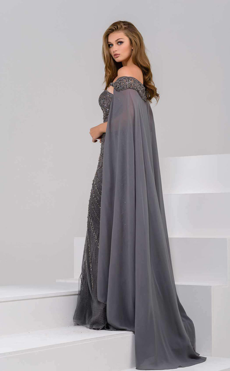 Jovani 45566 Charcoal