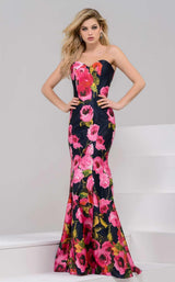 Jovani 47807 Navy/Multi