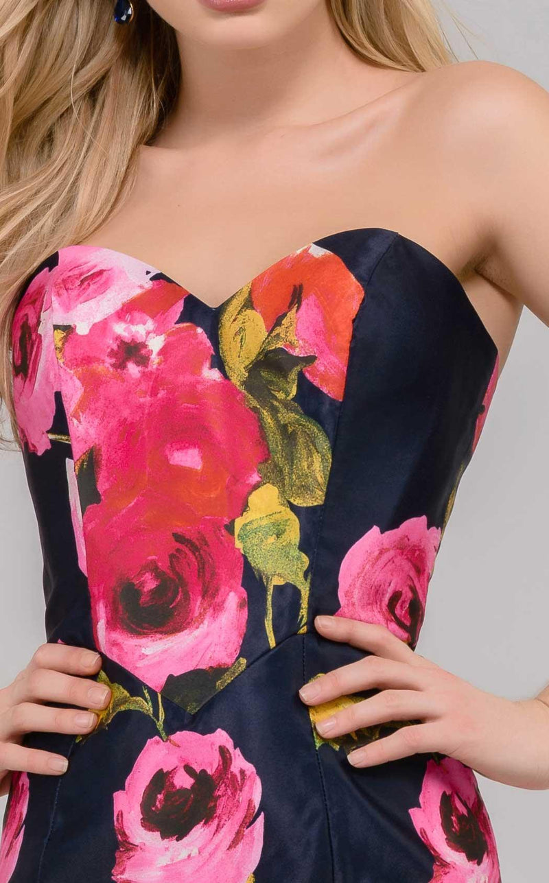 Jovani 47807 Navy Multi