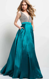 Jovani 48102 Teal