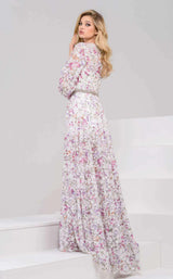 Jovani 48387 White Multi