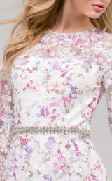 Jovani 48387 White Multi