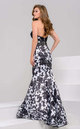 Jovani 49655 Ivory/Black