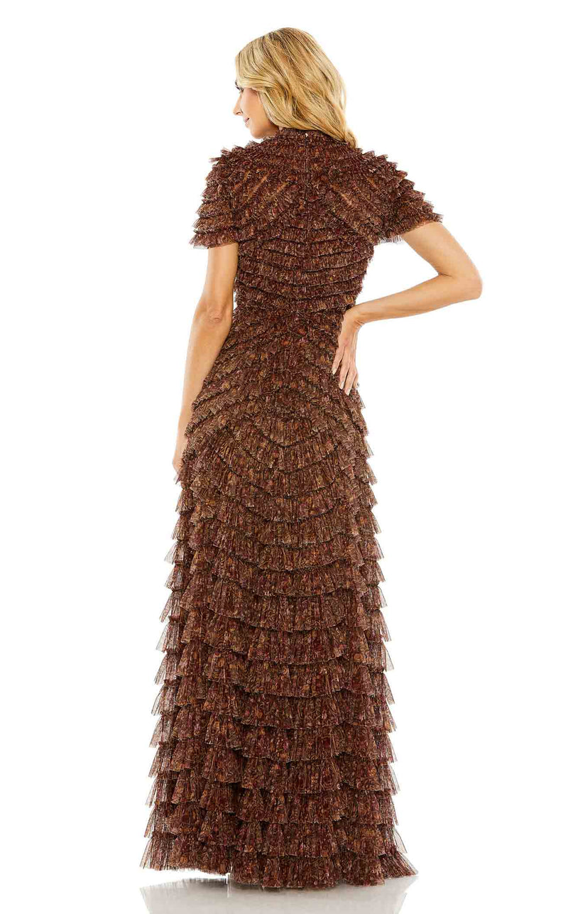 Mac Duggal 8042 Dress Brown-Multi