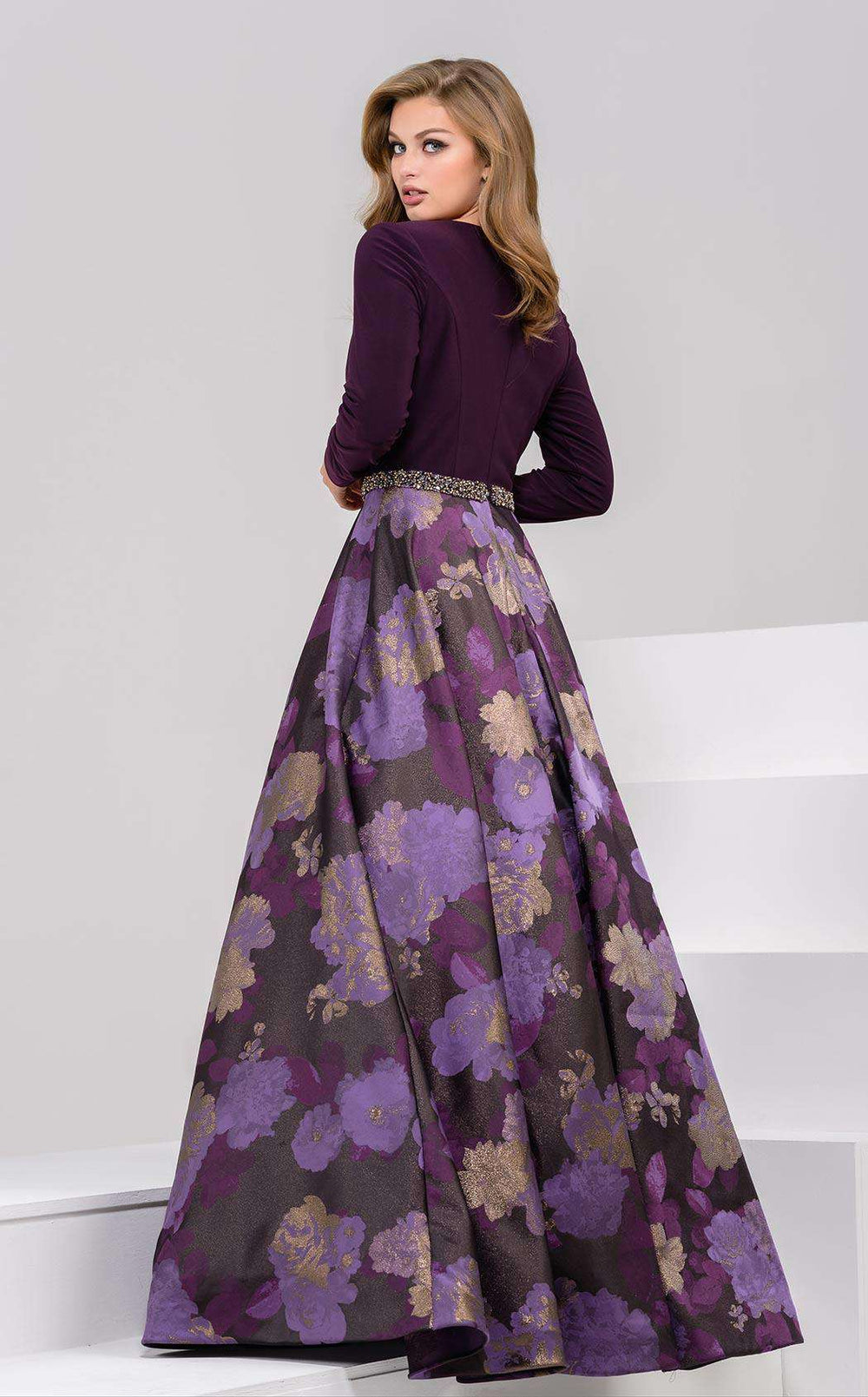 Jovani 49899 Eggplant