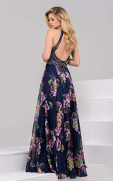 Jovani 49968 Navy/Print
