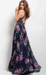 Jovani 49968 Navy/Print