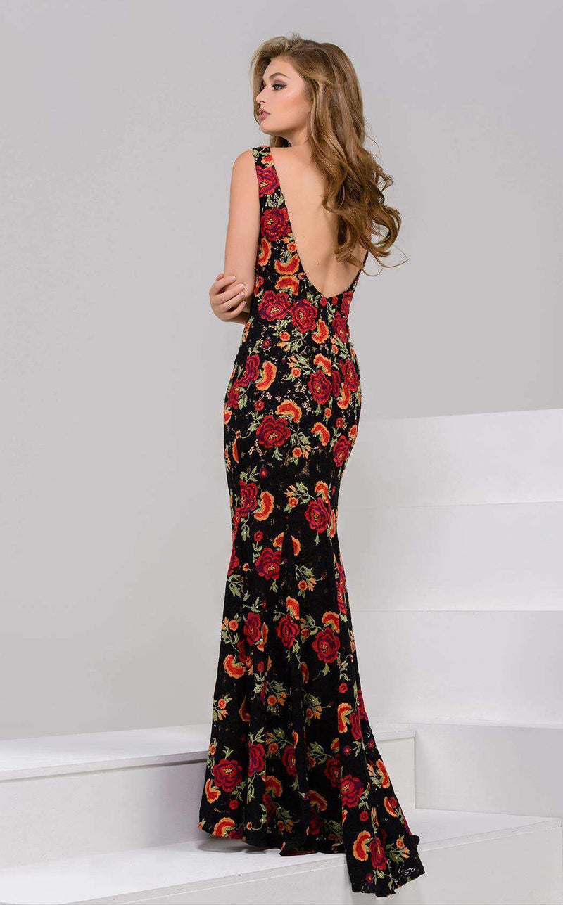 Jovani 50144 Black/Red