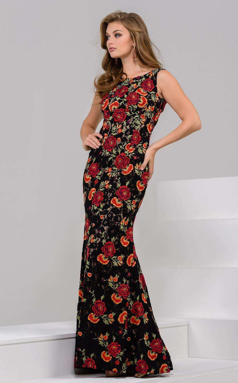 Jovani 50144 Black/Red