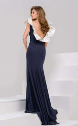 Jovani 50332 Ivory/Charcoal