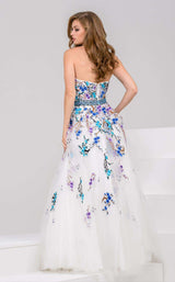 Jovani 50551 White Multi