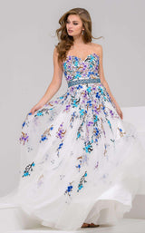 Jovani 50551 White Multi