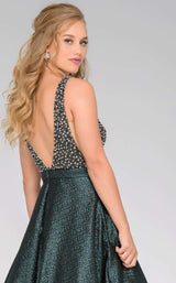 Jovani 49220 Black/Green