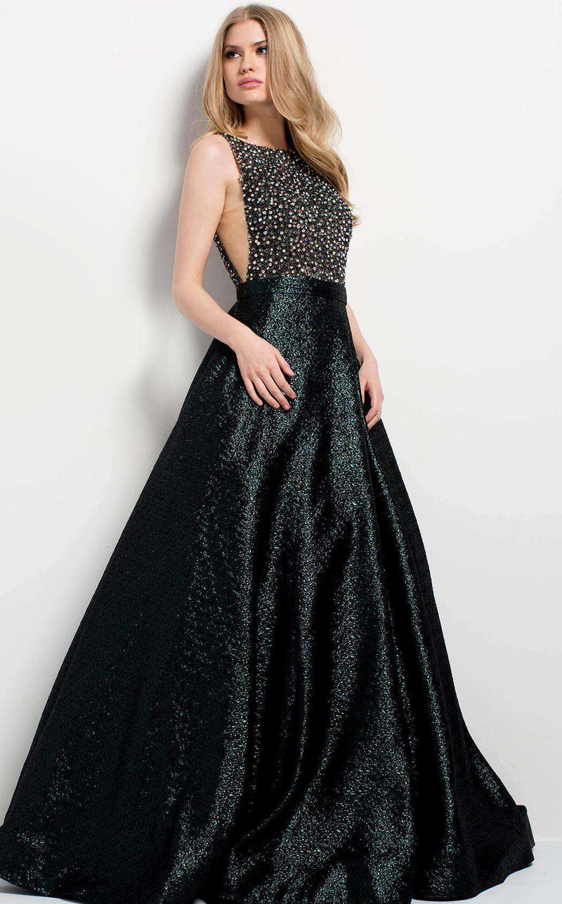 Jovani 49220 Black/Green
