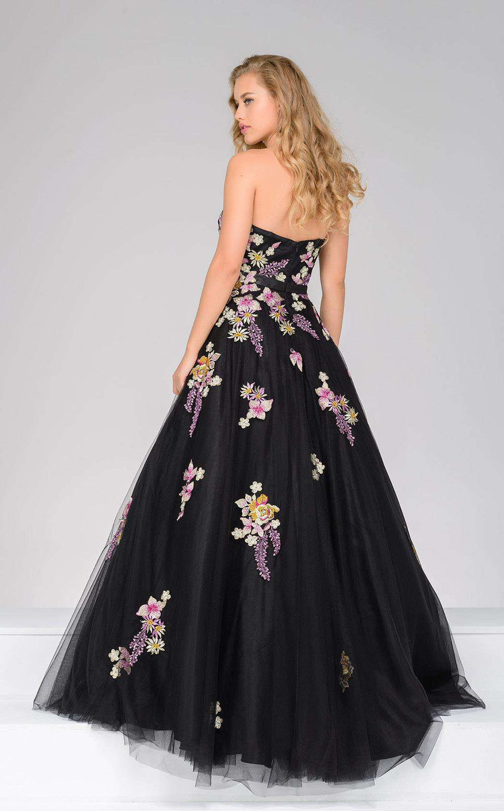 Jovani 49316 Black Multi