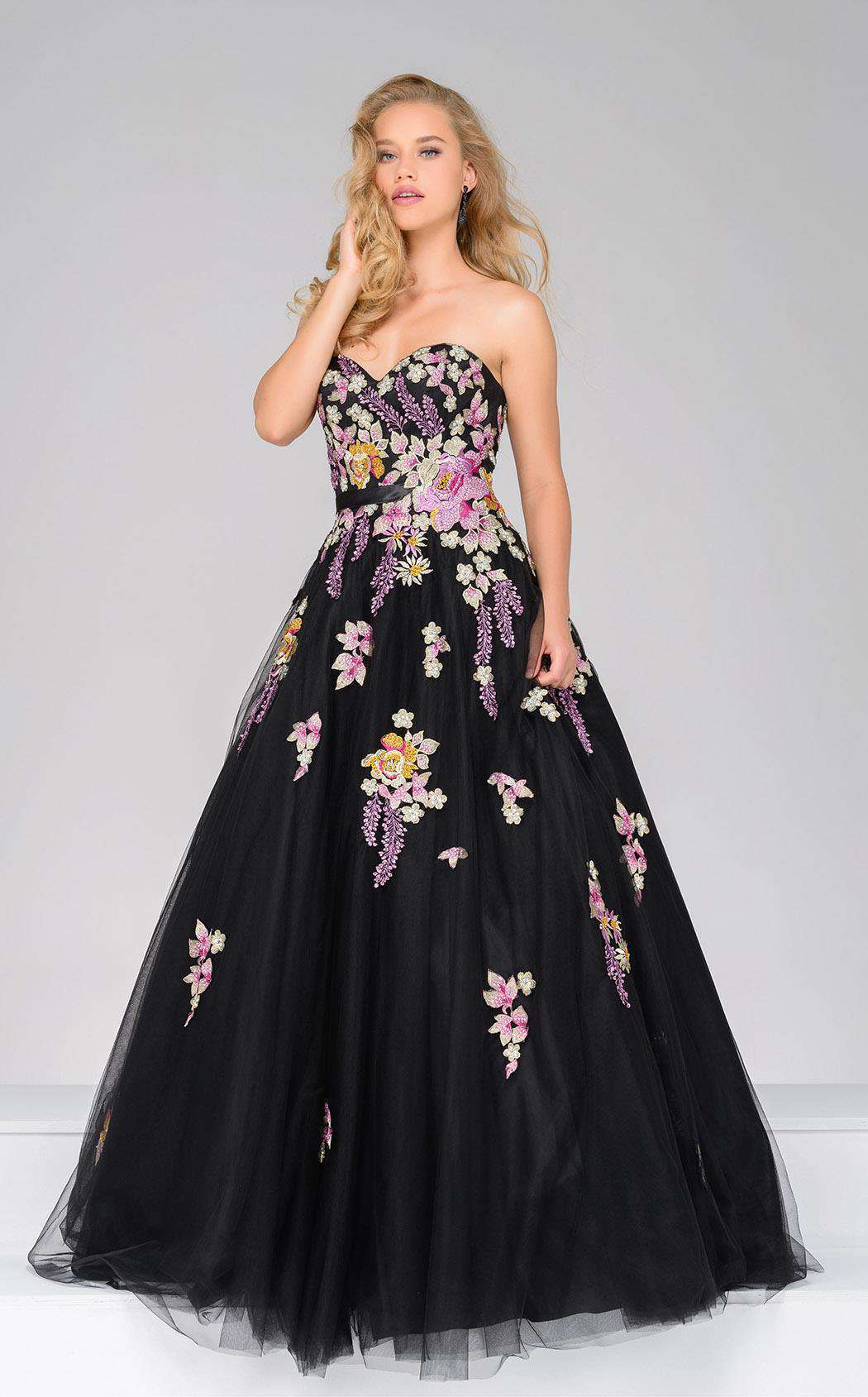 Jovani 49316 Black Multi