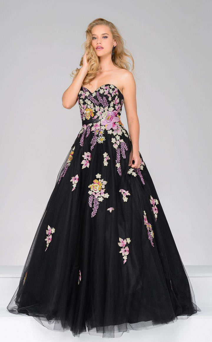 Jovani 49316 Black Multi