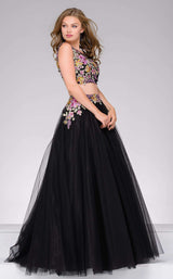 Jovani 49321 Black Multi