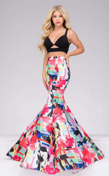 Jovani 49328 Black Multi