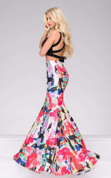 Jovani 49328 Black Multi
