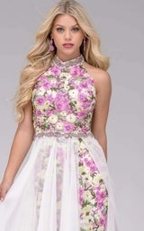 Jovani 49386 Off White/Multi