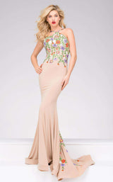 Jovani 49427 Nude Multi
