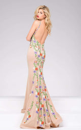 Jovani 49427 Nude Multi