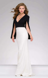 Jovani 49644 Black/Ivory