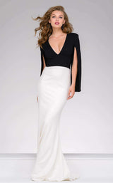 Jovani 49644 Black/Ivory