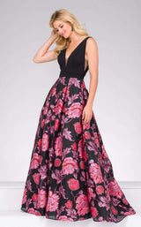 Jovani 49911 Black Multi