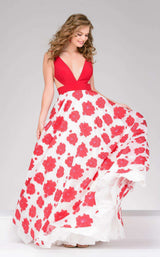 Jovani 49967 Red/White