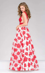 Jovani 49967 Red/White