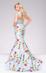 Jovani 49989 Blue/Print