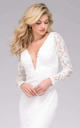 Jovani 50026 Off White