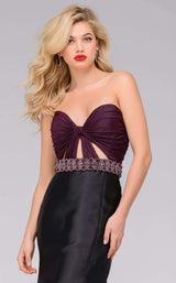 Jovani 50922 Black/Plum