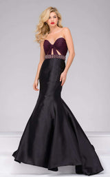 Jovani 50922 Black/Plum