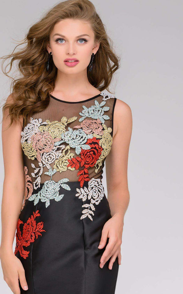 Jovani 46901 Black Multi