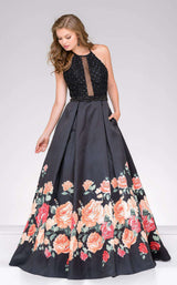Jovani 47020 Black Multi