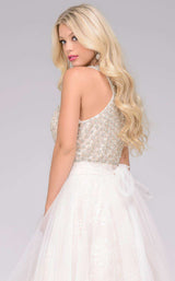 Jovani 47300 White/Nude