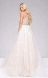 Jovani 47300 White/Nude