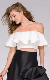 Jovani 47689 Black/Ivory