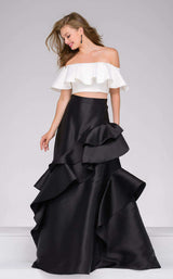 Jovani 47689 Black/Ivory