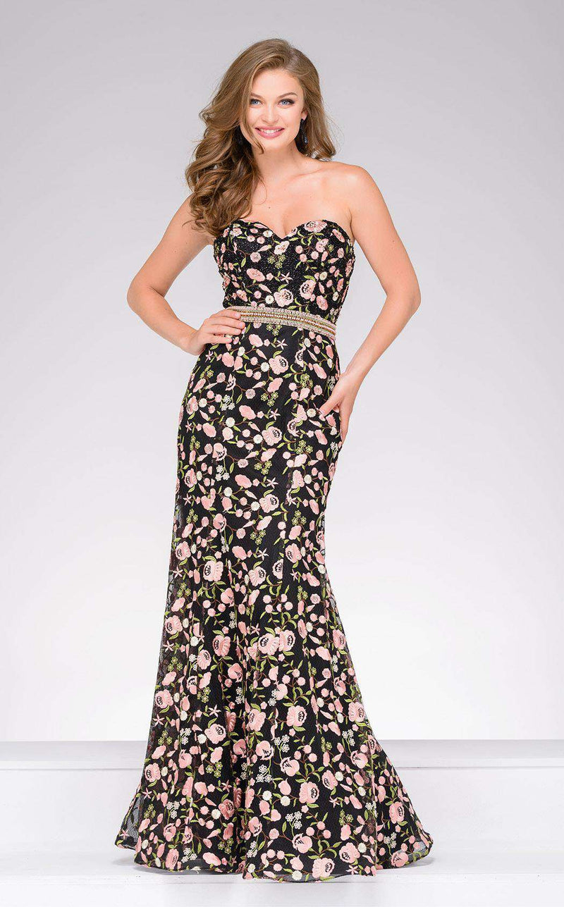 Jovani 47739 Black Multi